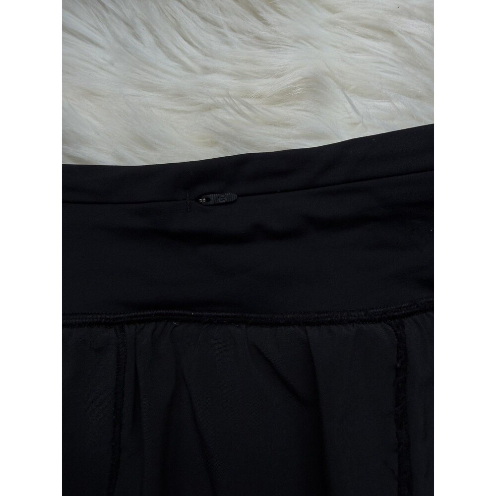 Lululemon Womens Size 8 Squad Goals Shorts 2.5” Lined Running Shorts Black - Picture 4 of 6